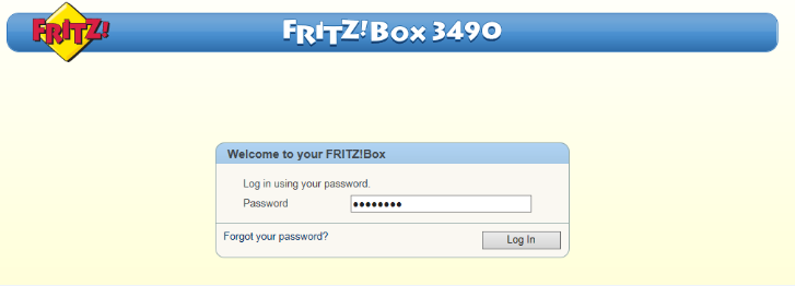 Master password fritz box 7360